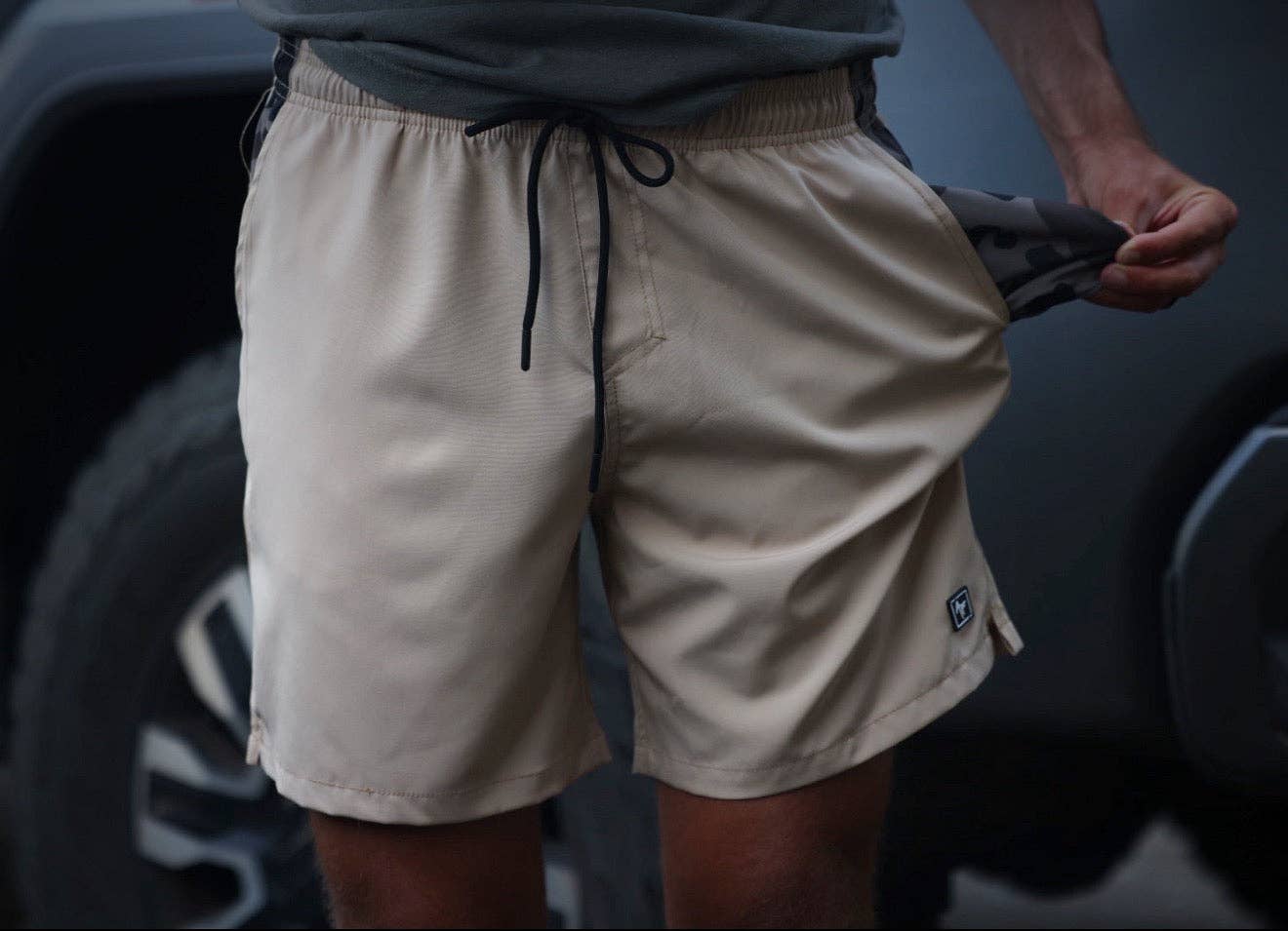 Men's Shorts The Daily Shorts Khaki Duck Camo